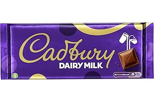 Cadbury Dairy Milk Chocolate Bar, Smooth & Creamy Milk Chocolate, Perfect for Gifting or Sharing, 360 g (Pack of 1)
