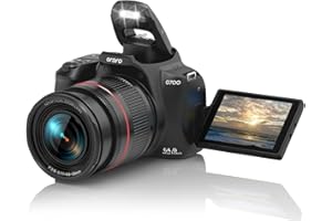 ORDRO G700 12X Optical Zoom Digital Camera Camcorder Entry Level SLR DV Camera Swivel Screen 4K HD Photo Taking