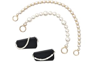 HUIANER Purse Chain with Buckles DIY Handbag Strap Shoulder Bag 120cm Long Metal Accessory Replacement Chain Strap