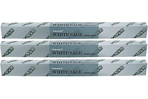 Vedmantra Incense Sticks - 20 Sticks x 3 Pack - Premium Series (White Sage)