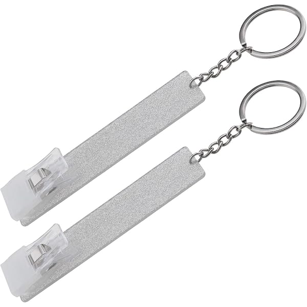 Pince à Cartes Pour Ongles Longs - Porte-clés Acrylique - Extracteur Sans Contact Pour Distributeurs, Parkings