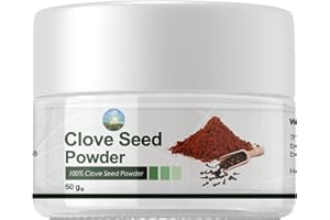 NPOW Clove Seed Powder, 100% Naturally Pure and Gently Dried Ground Clove Powder - Premium Quality, Used for Flavoring Marinades & other Dishes, Vegan & GMO Free -50g