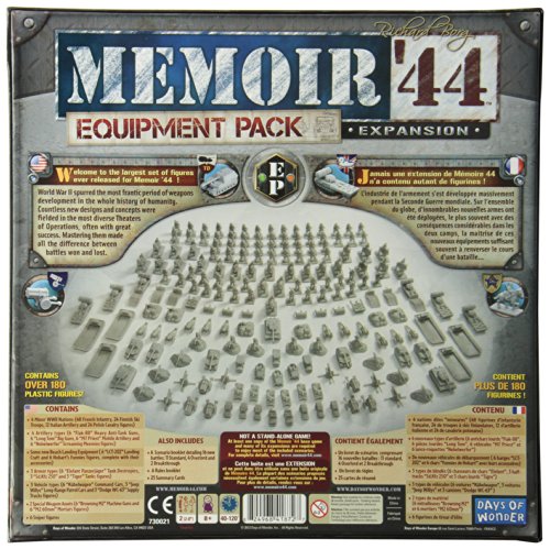 Imagen principal de Memoir 44 Equipment Pack - Juego de tablero, 2 jugadores (Days Of Wonder DOW730021) [Importado]
