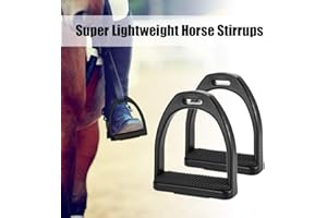 Benkeg Erwachsene Reiten Steigbügel | 2 Stück Kunststoff Anti-Rutsch-Superleichte Pferdesattel Horse Pedal Equestrian Sicherheitsausrüstung