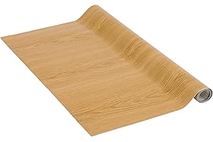 Venilia Lámina adhesiva, Roble natural Aspecto madera, 45cm x 1,5m, Espesor 95μ, Vinilo autoadhesivo para muebles o cocina, decorativas papel pintado pared, PVC sin ftalatos, Fabricado en UE