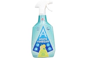 Astonish Multipurpose Cleaning Spray with White Vinegar, Powerful Cleaning for Surfaces, Zesty Lemon Scent, 750ml