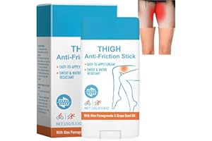Mubuni Anti Chafe Stick,Thigh Rescue Anti Friction Stick,Useful Anti Chafing Cream,Waterproof Glide Anti-Chafing Stick,Foot Blister Gel Stick,Running Chafe Stick,Body Anti Chafe Balm for Arm