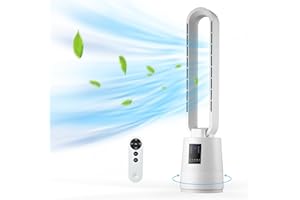 Turmventilator, 38 Zoll Leiser Tower Fan, Tiazhan Turmventilator Sehr Leise 80W, Led Display Mit Timer 8h, 3 Geschwindigkeiten Und 3 Modi Turmventilatoren, Geeignet Für Wohnzimmer, Küche, Zimmer.