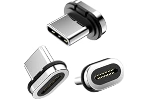 HanCenDa 24-poliger magnetischer USB-C-Anschlussspitzenkopf (3er-Pack), kompatibel mit den meisten Typ-C-Telefonkabel-Adapterpad-Tablet-Geräten-