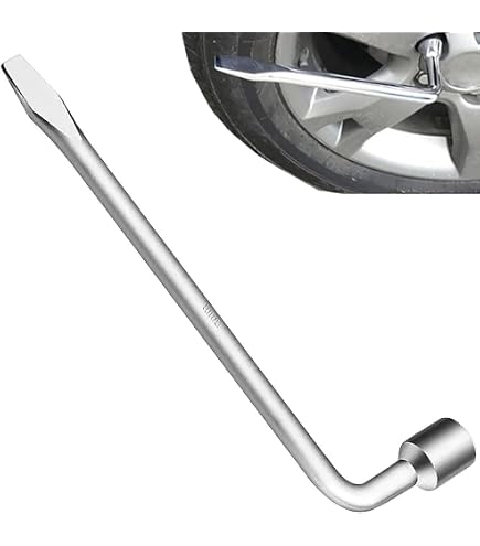 L-förmiger Radschlüssel Aus Chrom-Vanadium-Stahl – 24 Mm, Mit Ausziehbarem Griff, Für Auto & LKW