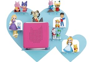 ‎JYIUOG JYiuog Regal für Toniebox & Tonie Figures Aufbewahrung,Storage Rack for 15-20 Tonie Figures, Magnetisches Metallregal für Kids Room Decor, Gifts for Children (Blau)
