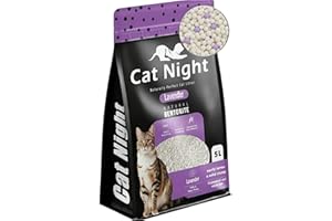 Cat night litter dust free 5 L (lavender)
