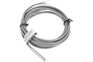 Heschen M4 Interruptor de sensor de proximidad inductivo tipo sin blindaje LJ4A3-1.5-Z/EX Detector 1.5mm 10-30VDC 100mA normalmente abierto (NO) 2 cables