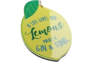 STANDS OUT, SUPPLYING OUTSTANDING GIFTS If Life Gives You Lemons Make A Gin And Tonic Alcohol Gin Lovers Funny Quote Novelty Magnet