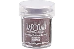 Wow Embossing Powder 15 ml, Primärbordeauxrot