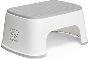 BabyBjörn Taburete para Niños, Blanco/Gris