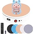 BAOSHISHAN Electric Rotating Display Stand Rotating Turntable Display 50KG Turntable Photography Motorized Turntable 22CM 220V