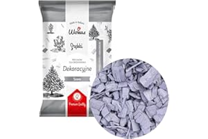 TRANS - PAL Decorative Garden Chip Bark Mulch Wood Wooden Coloured GRAY Garden Chippings Flower Bark Wedding Landscape Flower Beds (2 bags - 100 liters)