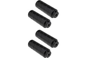 Be In Your Mind Lot De 2 Paires Repose-Pieds Vélo 110 X 38 Mm Pédales Cylindriques Noires Repose-Pieds Arrière Antidérapants BMX Adaptés Aux Axes 3/8 Pouces Accessoires d'Équipement Cyclisme