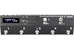 Système de Switch d'effets ES-5 BOSS, système de commutateurs au pied pour ampli guitare