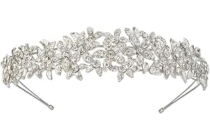 Ever Faith® Cristal Autrichien Fleur Mariage Cluster Cheveux Band