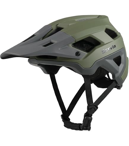 Fahrradhelm Mountainbike-Helm E-Bike-Helm NTA-8776 Zertifiziert mit Schutzbrille und Wiederaufladbares Rücklicht MTB-Fahrradhelm für Erwachsene Herren Damen (Matt weiß, M) Sport & Freizeit