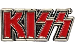 ROCK OFF OFFICIALLY LICENSED PRODUCTS KISS Band Log Mini Pin Badge One Size