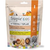 Fropie Kids Vitamin Topları - Hindistan Cevizi Kaplı & Kaju Ezmeli 80 gr