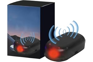 Kidmis Molekulare Enteisung von Fahrzeugen, Elektromagnetische molekulare Interferenz Werkzeug Frostschutzmittel, Elektromagnetisches Antifrost, Mikrowellen Molekular Enteisung Instrument (Schwarz)