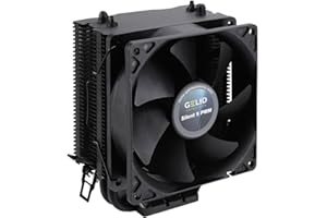 Gelid Solutions Black Frore-2 Power Heatpipes-92mm PWM Fan - Electrophoretic Coating-Compatible with AMD and Intel