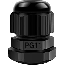 Ziamzra 60 Pezzi Passacavo Elettrico Set IP68 Impermeabile Passacavi Regolabile Pressacavi Connettori per Casa Fissaggio Cavo Giardino PG7 PG9 PG11 PG13,5 PG16 PG19