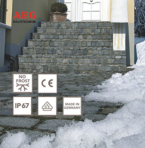 AEG 232562 SLH 25/L20 ST Rohrbegleit- oder Dachrinnenheizung mit Thermostat, 20 m, 25 W/m bei 10°C - 4