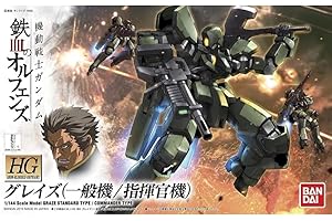 BANDAI SPIRITS Bandai Gundam – Model Kit – HG 1/144 – Graze Standard/Commander Type – 13 cm