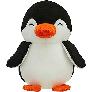 Amazon Brand - Jam & Honey Soft Penguin Plush Toy for Kids | Soft Toy for Boys and Girls | Super-Soft and Safe| Ideal for Gifting | Height 17 cm | Black and White
