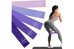 LISTHEN Fasce Elastiche di Resistenza per Glutei e Gambe, Elastici ad Anello per l'Allenamento da Casa, Booty Flexband per Esercizi di Fitness, Yoga, Pilates, Crossfit, Pallavolo