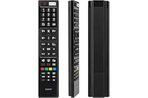 YIBICHIN Universal Replacement RC4848F Remote Control for Hitachi/Polaroid/Luxor/Bush Smart TV Remote Control, with 3 Popular Shortcut Buttons - No Setup Required, No Instructions