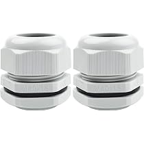40 Raccordi Per Cavi M12, IP68, Impermeabile, Passacavo Per Esterni, Scatola Di Derivazione, Passacavi Per Cavi Da Giardino, In Plastica E Nylon