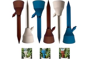 XIAGAW Plant Watering Dispenser, Wasserspender Pflanzen 6er Set, Gießhilfen für Pflanzen, Bewässerung Zimmerpflanzen, Bewässerungssticks für Flaschen für Gemüse, Blumen und Pflanzen
