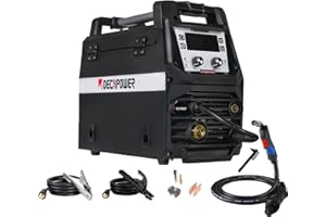 Decapower SYNMIG 200A Poste a Souder MIG avec san gaz Synergie MMA MIG MAG FLUX LIFT TIG 4 en 1 Équipement de soudage (SYNMIG-TYPE2)