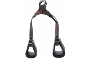 Amesbichler AMKA Western Stirrup Set Comfort for Kids/Children's Stirrups for Western Saddle Stirrups Horse Set for Wood