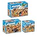 Produktbild PLAYMOBIL® History 3er Set 5387 5388 5389 Grabräuber-Lager + Ägypter mit Feuerballiste + Ägyptischer Kamelkämpfer
