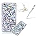 Produktbild Schutzhülle Silikon Huawei P8 Lite 2017, Bling Bling Sparkle Pailletten Buyus Schutzhülle Farbwechsel Design Cover Gel weichem TPU Slim Case Schutzhülle Ultra Slim Bumper für Huawei P8 Lite 2017 silber silberfarben