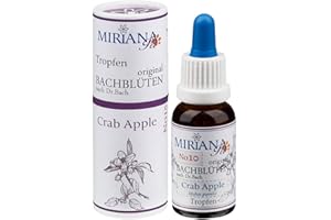 ‎MIRIANA Bachblüten Nr. 10 Crab Apple - 20ml Essenz - MirianaPet für Heimtiere