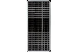 ENJOY SOLAR Enjoysolar Monocrystallines 24V Solar Panel Ideal for Garden Caravan Caravan (100W/24V)