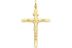 PRINS JEWELS Anhänger Kreuz Mit Jesus 14 Karat 585 Gelbgold Unisex