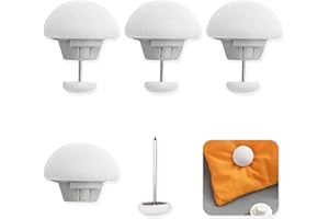 RYHHH Clips De Housse De Couette,Attaches De Couette Clip,Clip De Couette,Anti-Dérapant,Garder Coins De Couettes/Couvertures en Place pour Éviter Les Plis Et Les Bouger (Blanc,4 Pièces)