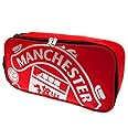 Manchester United F.C. Crest Boot Bag - Authentic EPL, Red, 18'' x 7'' x 5''
