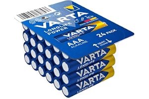 VARTA Batterier AAA, 24 stycken Big Box, Longlife Power, alkaliska, 1,5 V
