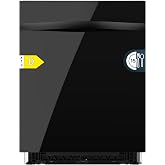 Cecotec Bolero Aguazero 6320 Full-BI Black Glass D. 1900W, 15 Place Settings, 8 Programs, FullColor Display, Smart Wash, Turb