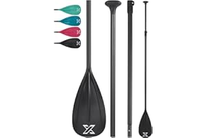 ‎ZLX ZLX SUP Paddel Stand Up Paddle Zubehör, 3 oder 4 Abnehmbaren Teilen, Verstellbares Paddle Board mit Glasfaser Blade Perfekt für Surfen, Schwimmen und Wassersport Vergnügen